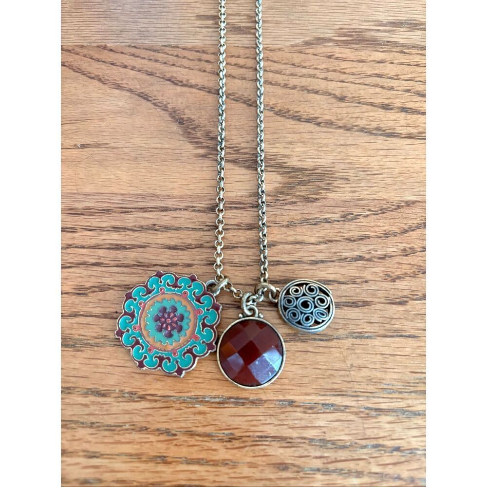 Lucky Brand | Charm Pendant Necklace | 23” Adjustable